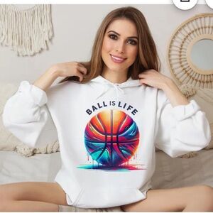 Brand New custom basketball hoodie all sizes available. Great Xmas gift